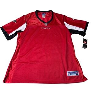NEW Atlanta Falcons Jersey Womens XL Red NFL Pro Line 365 Rep TC Blank Football